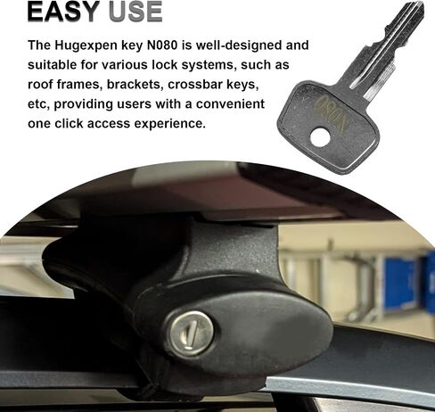 Key for Thule Key Replacement,for Roof Racks, Carriers, Crossbars Key etc,(Codes N084) in Saudi Arabia