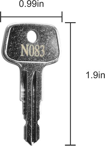 Key for Thule Key Replacement,for Roof Racks, Carriers, Crossbars Key etc,(Codes N084) in Saudi Arabia