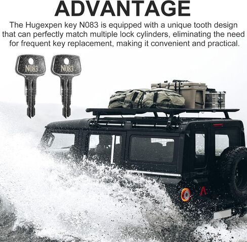 Key for Thule Key Replacement,for Roof Racks, Carriers, Crossbars Key etc,(Codes N084) in Saudi Arabia