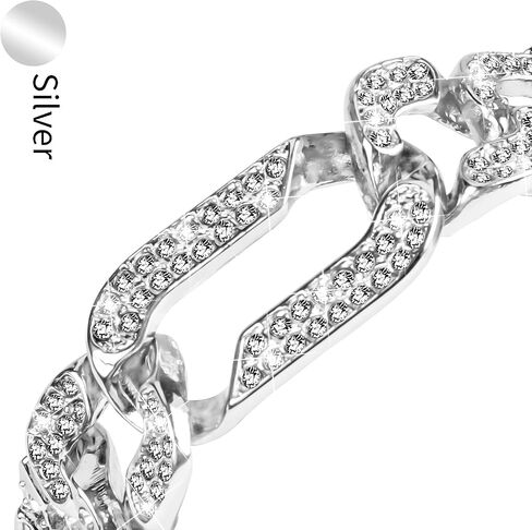 Metal Band Compatible with Fitbit Inspire 3 for Women Shiny Rhinestone Bracelet Strap Adjustable Replacement Watchband for Inspire 3 Fitness Tracker in Kuwait