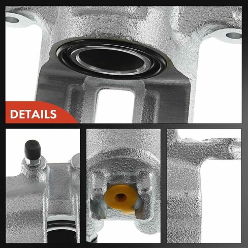 A-Premium Disc Brake Caliper Assembly Without Bracket Compatible with Select Acura Models - RL 1999 2000 2001 2002 2003 2004, V6 3.5L - Rear Left Driver Side in Kuwait