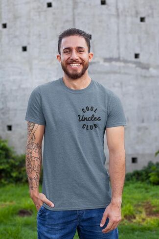 Cool Uncles Club T-Shirt Funny Best Uncle Ever Pocket Tee for Father's Day in Saudi Arabia