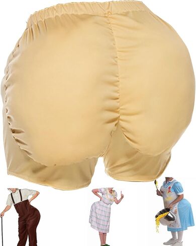 Granny Booty Enhancer Pad - Fake Butt for Costume, Comedy & Disguise | Big Butt Pads for Women & Men Old Lady Grandma in Saudi Arabia