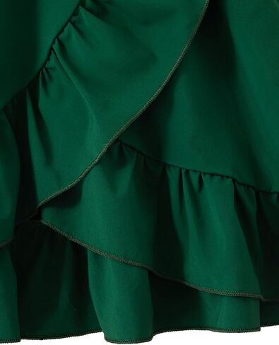 Toddler Girls Special Occasion Dresses with Belt Sleeveless V-Neck Ruffle Hem Elegant Dress in Kuwait