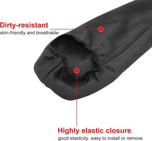 2 PCS Car Front Seat Armrest Protective Cover,Universal Size Elastic Car Armrest Protectors Anti-Scratch Comfortable Car Armrest Cover for Most Car Truck SUV(Beige) in Saudi Arabia
