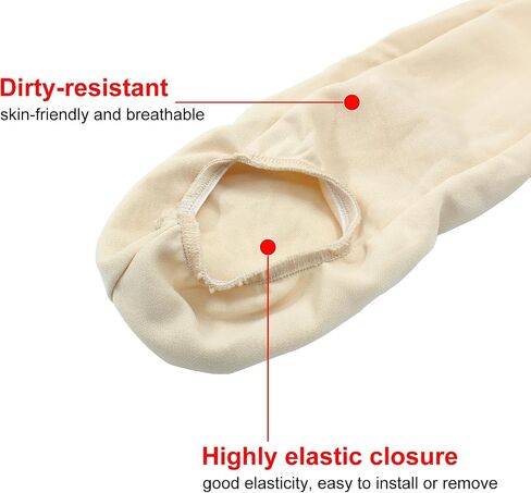 2 PCS Car Front Seat Armrest Protective Cover,Universal Size Elastic Car Armrest Protectors Anti-Scratch Comfortable Car Armrest Cover for Most Car Truck SUV(Beige) in Saudi Arabia