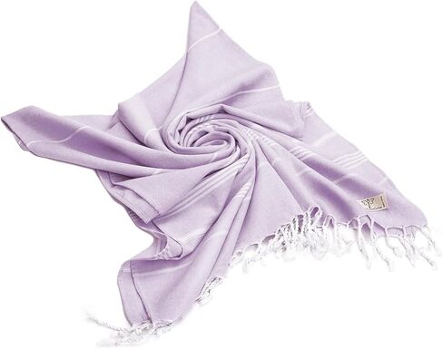 SMYRNA TURKISH COTTON Classical Series Original Turkish Beach Towel | Prewashed, 37 x 71 Inches | Peshtemal and Turkish Bath Towel for SPA, Beach, Pool, Gym and Bathroom in Saudi Arabia