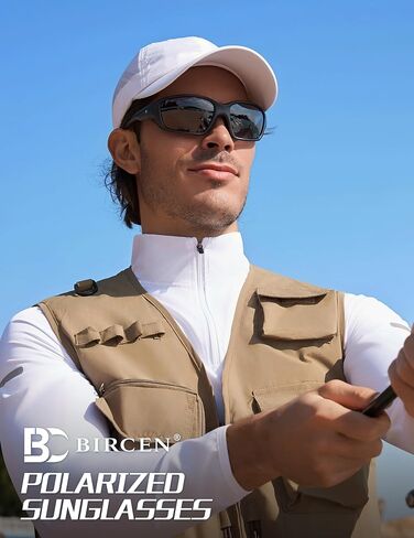 BIRCEN Sport Polarized Sunglasses for Men - Women:UV Protection Shades for Fishing Driving Cycling Running in Saudi Arabia