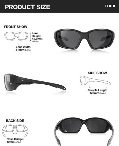 BIRCEN Sport Polarized Sunglasses for Men - Women:UV Protection Shades for Fishing Driving Cycling Running in Saudi Arabia