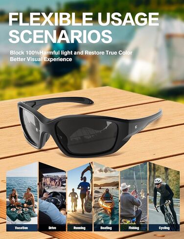 BIRCEN Sport Polarized Sunglasses for Men - Women:UV Protection Shades for Fishing Driving Cycling Running in Saudi Arabia