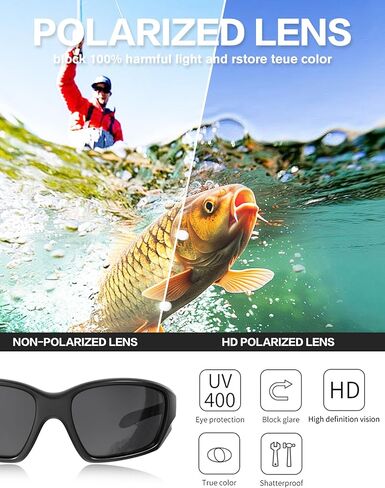 BIRCEN Sport Polarized Sunglasses for Men - Women:UV Protection Shades for Fishing Driving Cycling Running in Saudi Arabia