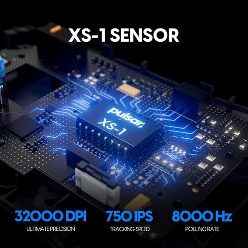 ماوس الألعاب السلكي Pulsar Gaming Gears Xlite، خفيف الوزن للغاية 1.83 أونصة (52 جم)، مريح، مفتاح بصري، 26000 نقطة في البوصة، مزامنة الحركة، مستشعر PAW3395 (متوسط، سلكي، أبيض) in Kuwait