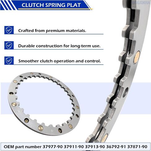 Complete Clutch Kit Compatible with Sportster 883 1200 1991-2020 Iron 883 1200 2010-2022 OEM# 37977-90 37911-90 37913-90 36792-91 37871-90 in Saudi Arabia