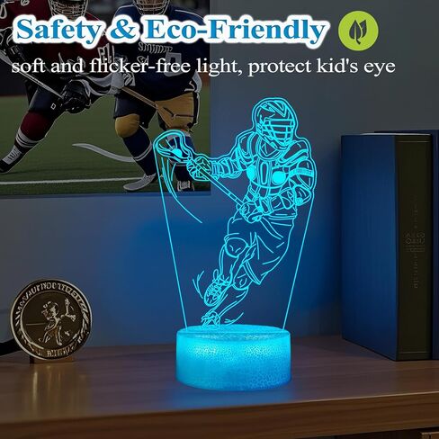 Wrestling Night Light, Wrestler Gifts, Wrestler 3D Illusion Lamp with 16 Colors Changing, Remote Control and Dimmable, Kids Boys Girls Room Decoration, Holiday Xmas Gifts in Saudi Arabia