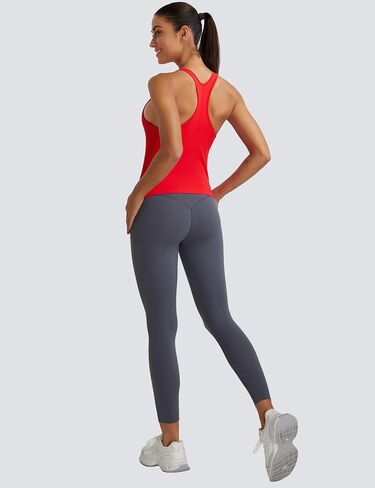 MathCat Workout Tank Tops for Women Seamless Racerback Shirts with Built in Bra Gym Running Athletic Yoga Tops in Saudi Arabia