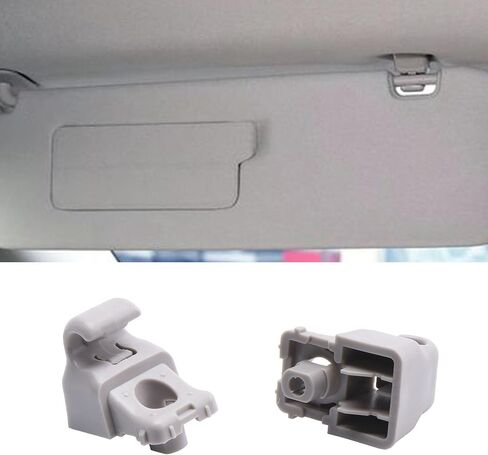 852353X000TX Sun Visor Clips Compatible for Hyundai Elantra, i30, Accent / 2pcs (Gray) in Kuwait