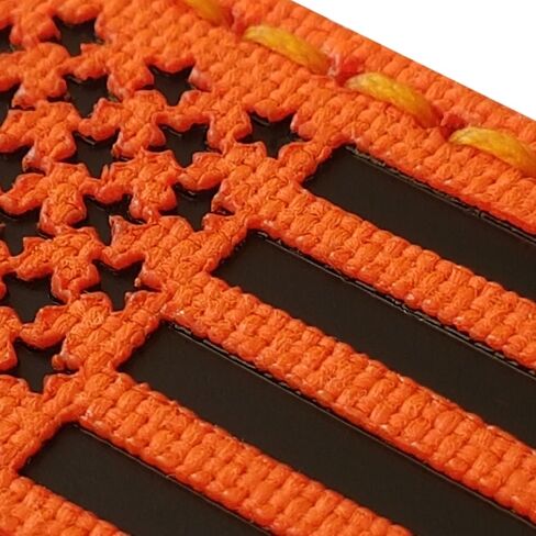 Blaze Orange USA America Flag Fluo hi vis Seals devgru Solas Reflective 2x3.5 SAR Rescue Tactical Fastener Patch in Saudi Arabia