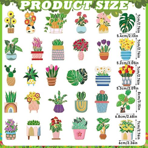 30 Pcs Cute Enamel Pins Bulk Plant Flowers Animal Halloween Gothic Fall Pumpkins Spring Cartoon Lapel Brooches Pin Fun Jewelry Gift for Clothes Bags Hats Accessories in Saudi Arabia