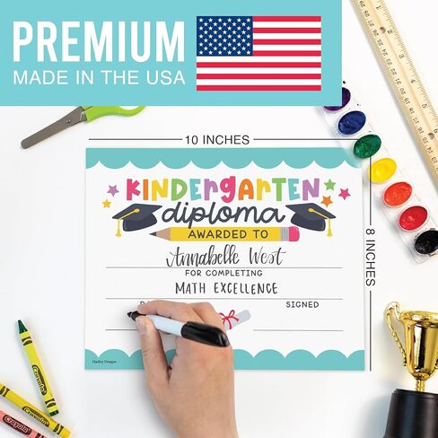 25 شهادة إنجاز دبلوم رياض الأطفال بوهو - شهادات التخرج من رياض الأطفال للأطفال، شهادات إتمام رياض الأطفال، شهادات جوائز رياض الأطفال، جوائز للأطفال in Kuwait