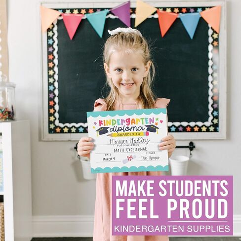 25 شهادة إنجاز دبلوم رياض الأطفال بوهو - شهادات التخرج من رياض الأطفال للأطفال، شهادات إتمام رياض الأطفال، شهادات جوائز رياض الأطفال، جوائز للأطفال in Kuwait