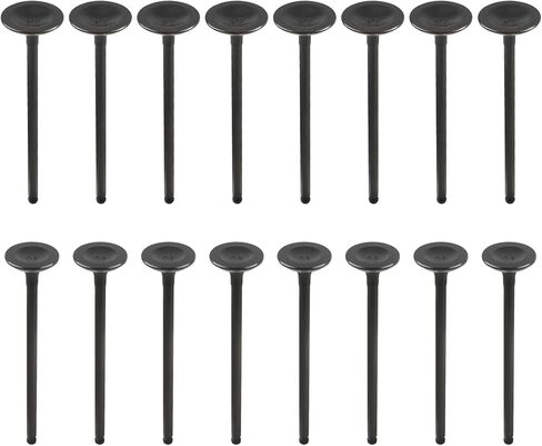 16Pcs Engine Intake Valves and Exhaust Valves Compatible with Honda Civic 1992-2012 Compatible with Acura CSX RSX 2006 Compatible with El 1997-2000 14721-P08-000 14711-P08-000 in Saudi Arabia
