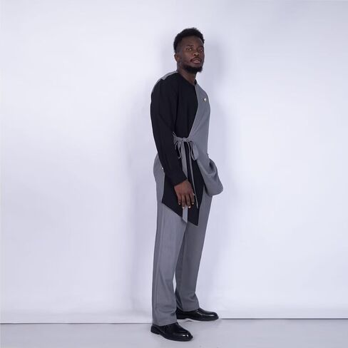 ملابس الرجال الأفارقة ملابس تقليدية داشكي ترقيع أعلى من أفريقي و Pant 2 قطعة من الرجال الأفارقة مجموعة ضئيلة in Kuwait