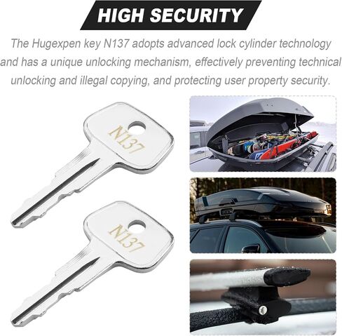 Key for Thule Key Replacement,for Roof Racks, Carriers, Crossbars Key etc,(Codes N138) in Saudi Arabia