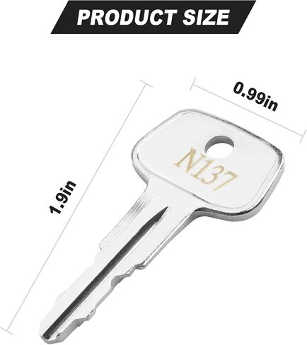 Key for Thule Key Replacement,for Roof Racks, Carriers, Crossbars Key etc,(Codes N138) in Saudi Arabia