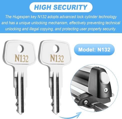 Key for Thule Key Replacement,for Roof Racks, Carriers, Crossbars Key etc,(Codes N138) in Saudi Arabia