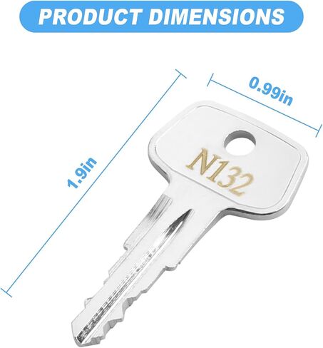 Key for Thule Key Replacement,for Roof Racks, Carriers, Crossbars Key etc,(Codes N138) in Saudi Arabia