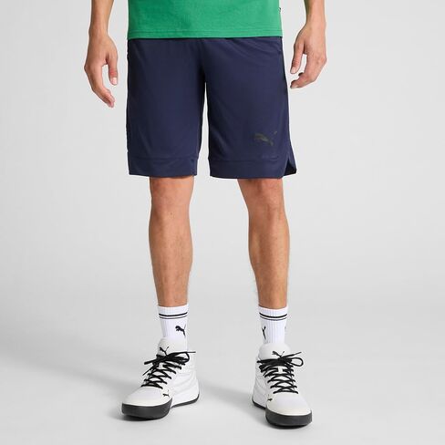 PUMA Men's Rtg Shiny Fabric 10" Shorts (Available in Big & Tall) in Saudi Arabia