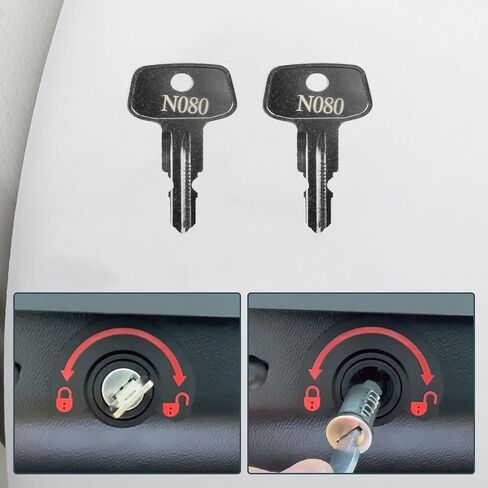 Key for Thule Key Replacement,for Roof Racks, Carriers, Crossbars Key etc,(Codes N082) in Saudi Arabia