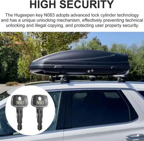 Key for Thule Key Replacement,for Roof Racks, Carriers, Crossbars Key etc,(Codes N082) in Saudi Arabia