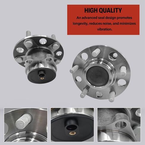 512332 2 x Rear Wheel Bearing and Hub Assembly for Jeep Compass Patriot 2007-2017 Dodge Avenger 2008-2014 Caliber 2007-2012 Chrysler 200 2011-2014 Sebring 2007-2010 5-Lug w/ABS in Saudi Arabia