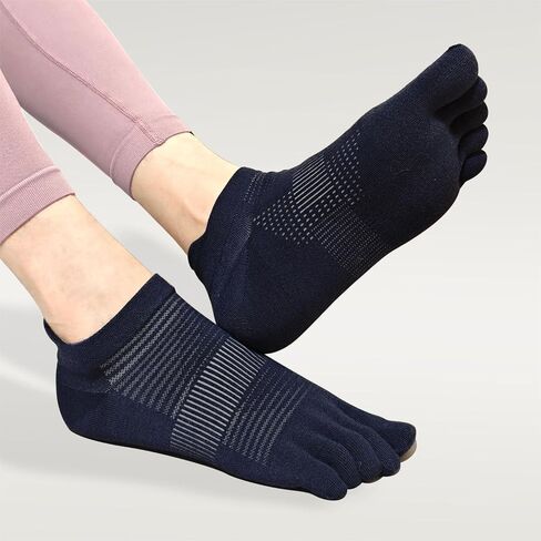 Ankle Toe Socks for Women Men, COOLMAX Five Finger Socks, High Performance Athletic Running Socks(3 Pairs) in Saudi Arabia