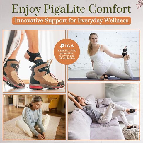 PIGA Toeless Pilates Socks – Non-Slip Grip for Men & Women, Breathable, Durable for Pilates, Barre & Yoga Workouts in Kuwait