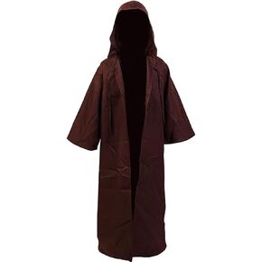 Kids Wizard Tunic Hooded Jedi Robe Boys Monk Priest Cloak Halloween Cosplay Knight Hood Cape Renaissance Costumes