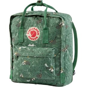 Fjallraven Kanken Art Special Edition Backpack, Green Fable (GRNFAB/976), One Size