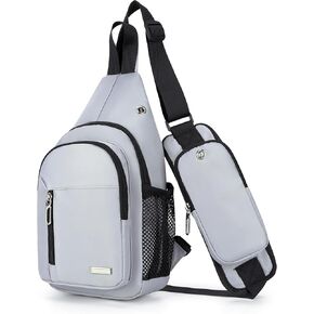 O-tbost حقيبة حبال مقاومة للماء حقيبة ظهر للجنسين للنساء للنساء المشي لمسافات طويلة Daypack عارضات خفيفة الوزن فاني حزمة (أسود)