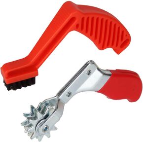 Wool Buffing Pad and Polishing Pad Cleaner Tool Set, Polishing Spur Tool Set, Foam Buffing Pad Conditioning Brush, Car Buffing Pad Professional Cleaning Tool