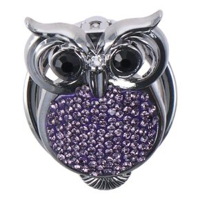 BYOBYO Car Engine Start Stop Button Cover Rhinestone Push Start Button Cover Animal Style Ignition Cover Decorations Crystal Engine Button Ring Sticker Car Interior Accessories(Owl)