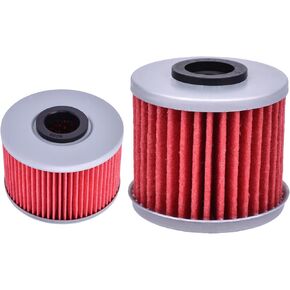 2 Packs 114 117 Oil Filters Kit 15412-MGS-D21 15412-HP7-A01 Fit for Honda for Talon 1000 2019 2020 2021 2022 2023 2024 for Pioneer 1000 2016 2017 2018 2019 2020 2021 2022 2023 2024