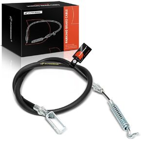 A-Premium Rear Driver Side Parking Brake Cable Assembly Compatible with Dodge Models: Ram 3500 2001-2002, 4WD Only - Replace# 52013007AA
