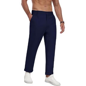 MoFiz Mens Casual Pants Lightweight Linen Summer Beach Lounge Pants in Saudi Arabia