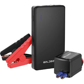 GOLDBAT 700A Peak 12V 8000mAh Car Jump Starter (Up to 4.0L Gas or 2.0L Diesel Engine) Portable Power Pack Auto Battery Booster with LED Light Gift Box Packaging (Black)