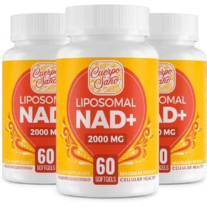 2000 MG NAD Supplement, Liposomal NAD+ with High Absorption, More Efficient Than Nicotinamide Riboside, Pure & Plus Boosting Supplement, Aging Defense, Metabolism & Cellular, 60 softgels