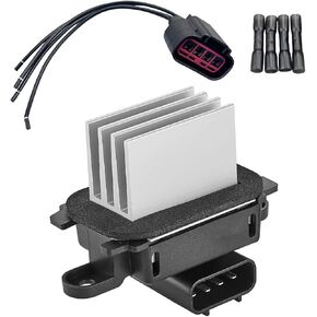 HVAC Blower Motor Resistor With Wire Harness For Ford Expedition Lincoln Navigator 2009-2017, For Ford F150 2009-2014 Replace# BL3Z-19E624-A