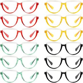 Eyekepper 4-pack Round Blue Light Blocking Glasses Women Orange Tinted