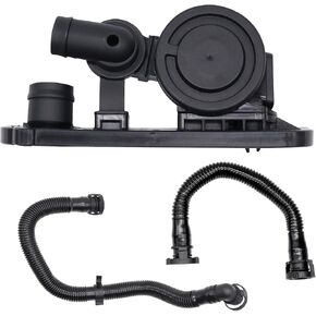 06F129101P PCV Valve Crankcase Breather Hose Gaskets Kit Compatible with Audi A3 2006-2008,A4 2006-2009,TT 2008;Volkswagen Eos 2007-2009,GTI 2006-2008,Jetta 2007-2008,Passat 2007-2008