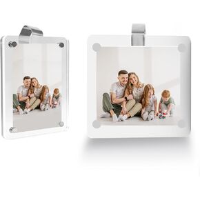 Car Sun Visor Photo Holder, Universal Magnetic Photo Clip, Decorate Your Car Visor Clip with Personality(2.4x3.5, 2PCS)